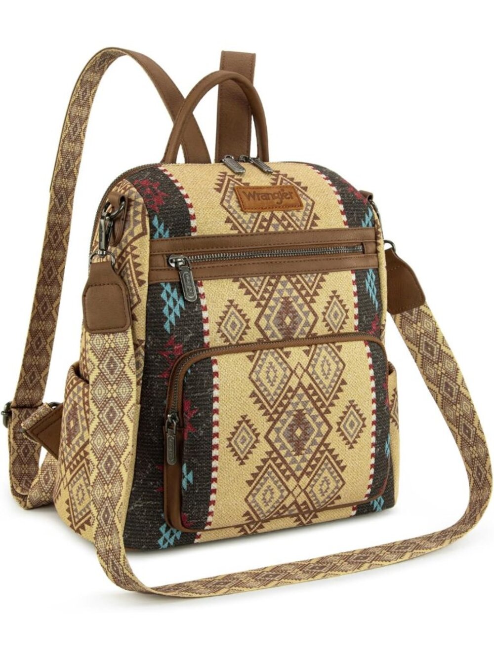 Stylish Western Aztec Convertible Backpack Purse for Women - Travel & Everyday